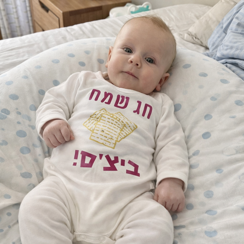 בגד גוף מתנה מושלמת ומקורית לפסח