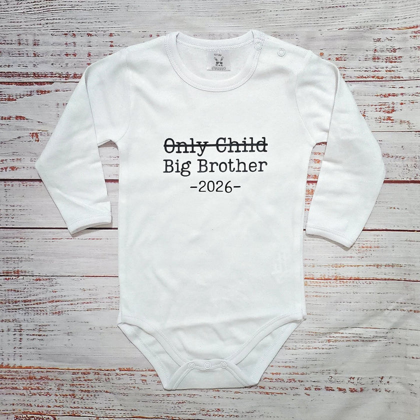 בגד לתינוק *Only Child?* Big Brother - בגד גוף