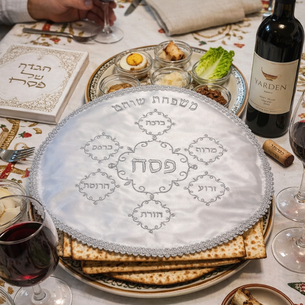 כיסוי מצה בעיצוב אישי מתנה מקורית לליל הסדר ולפסח