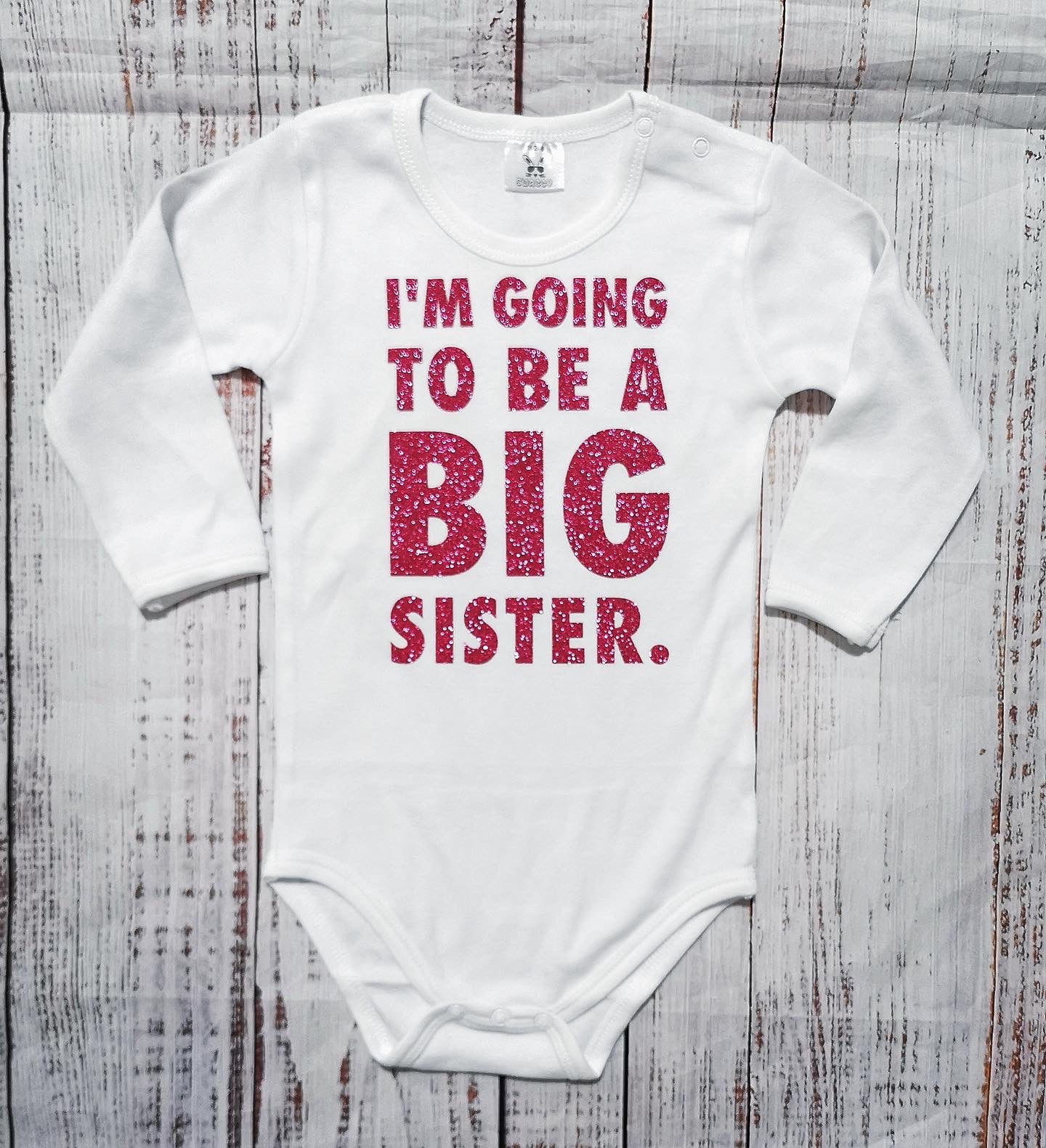 בגד לתינוק I'm going to be a big sister