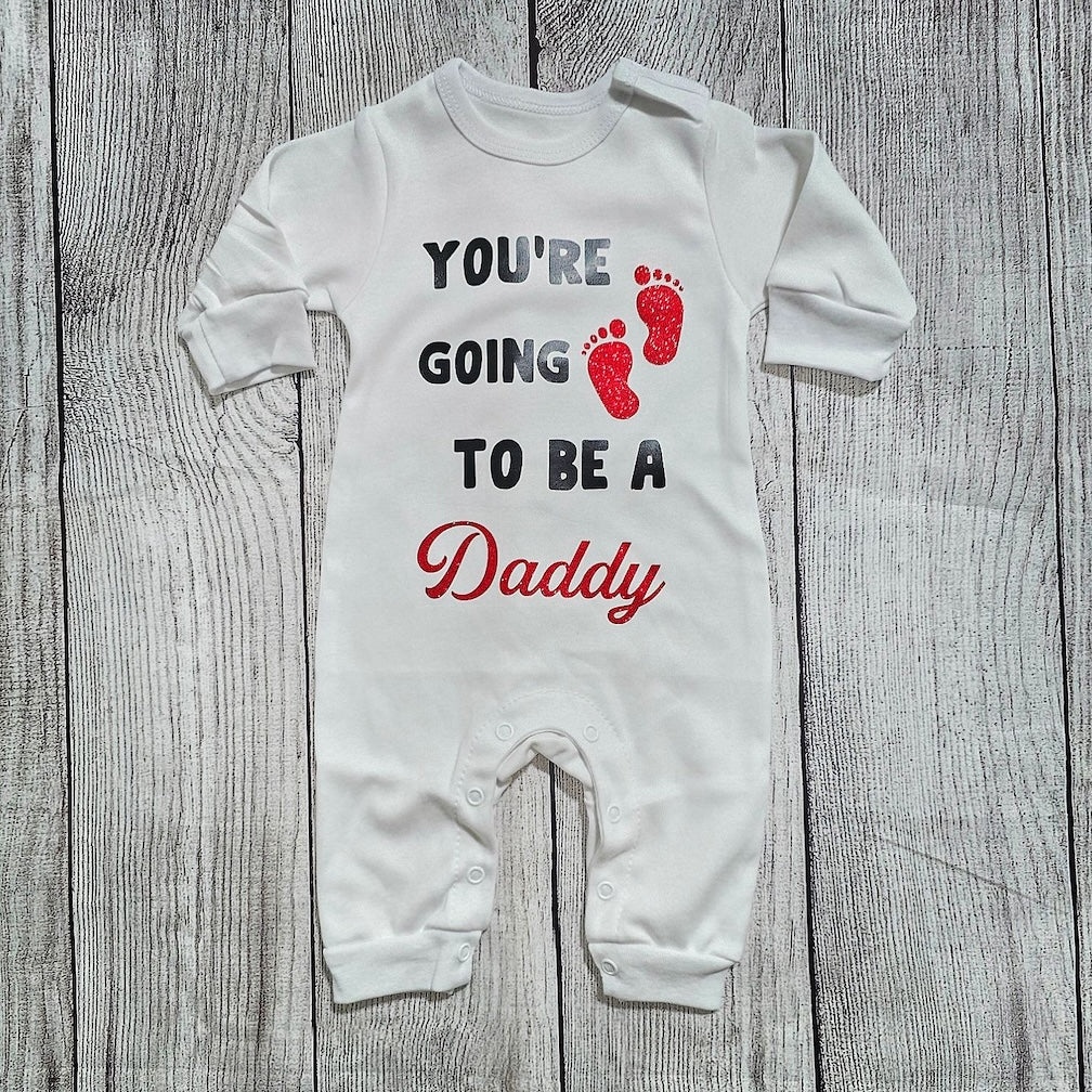 אוברול לתינוק You're going to be a Daddy! – הודעה על הריון לאבא