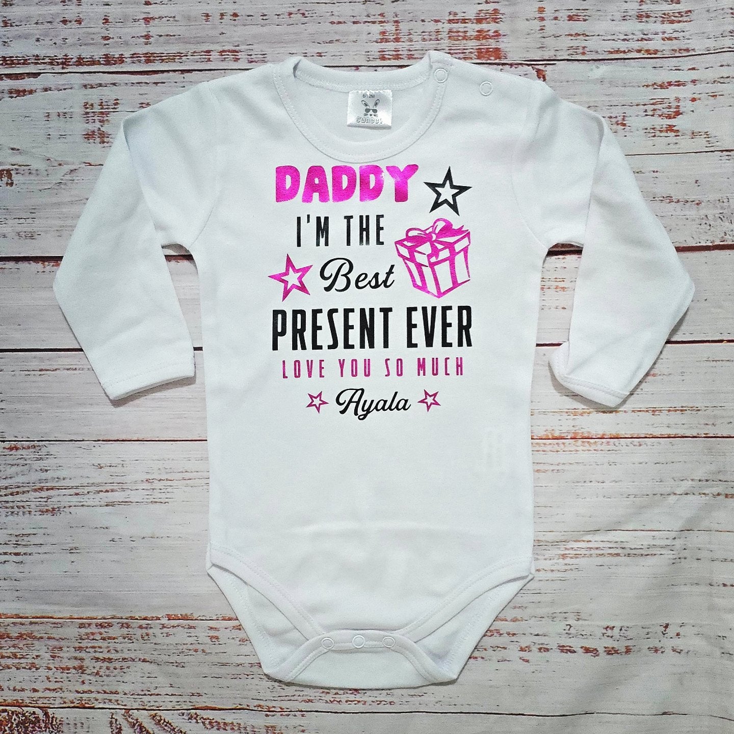 בגד לתינוק Best present ever