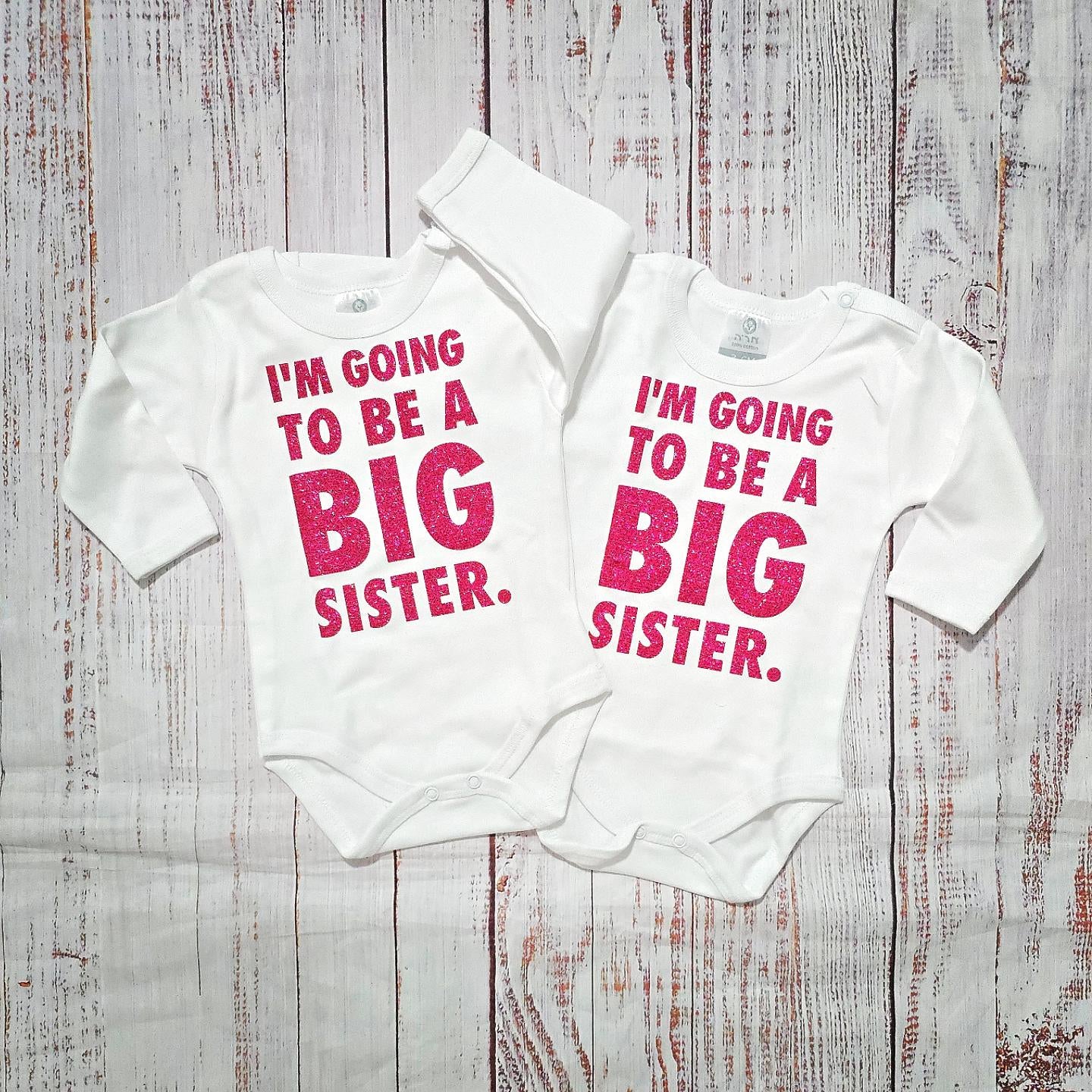 בגד לתינוק I'm going to be a big sister