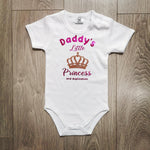 חולצת ילדים עם הדפס Daddy's little princess לנסיכה של אבא