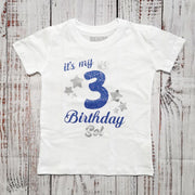 חולצה לילדים יום הולדת 3 כוכבים
