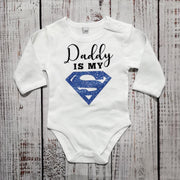בגד גוף לתינוק Daddy is my SUPERMAN