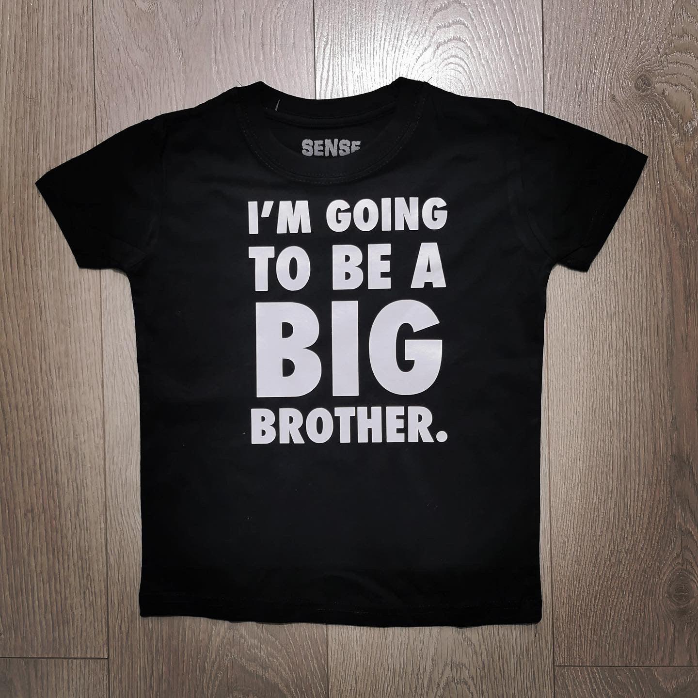חולצת ילדים I'm going to be a big brother הודעה על הריון לאח גדול