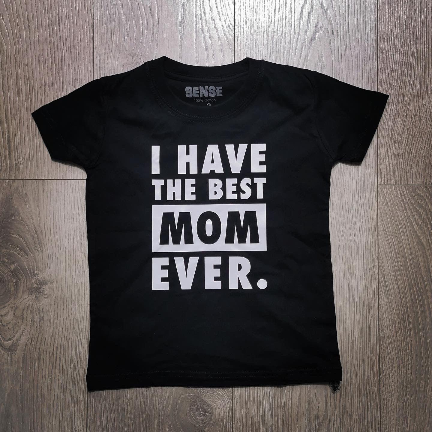 אוברול לתינוק עם הדפס I have the best mom EVER מתנה לאמא