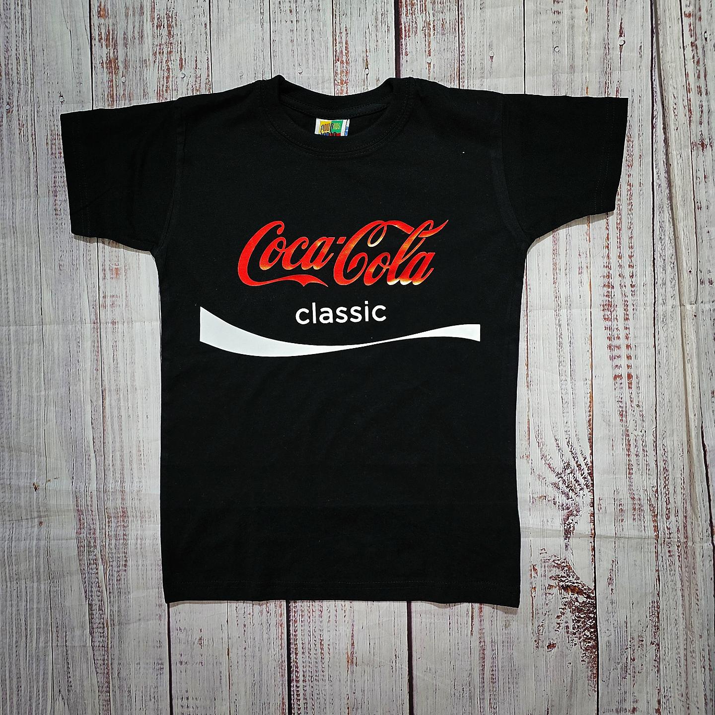 חולצת ילדים עם כיתוב קוקה קולה CLASSIC תחפושת לתינוק לפורים