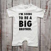 אוברול לתינוק I'm going to be a big brother