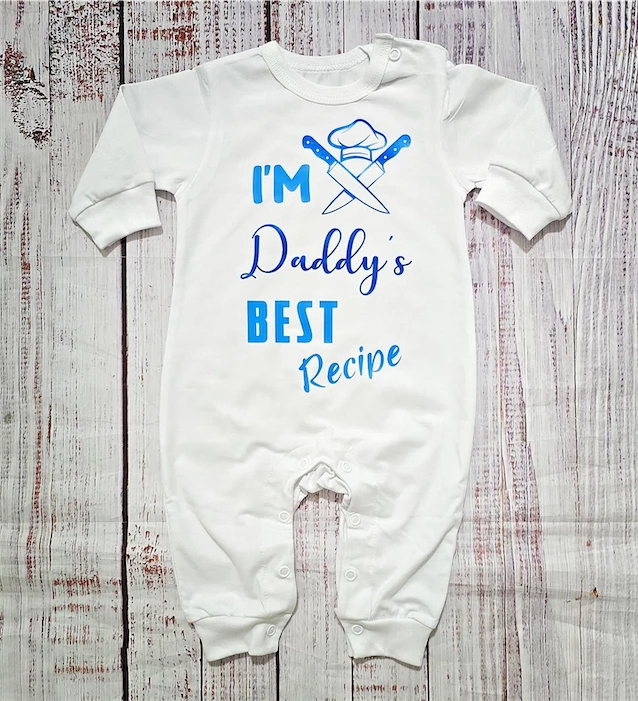 בגד לתינוק I'm daddy's best recipe - אוברול