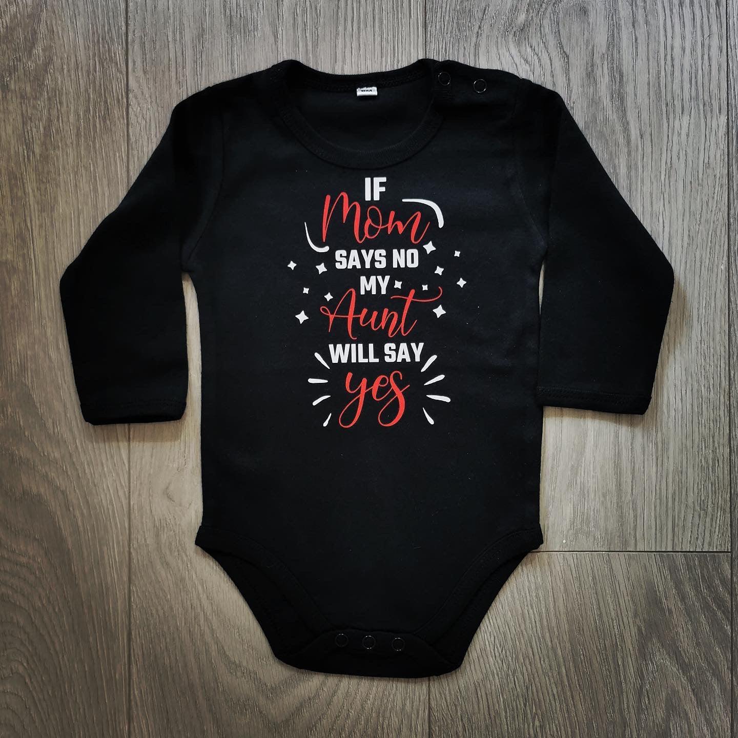 בגד לתינוק If mom says no, my aunt will say yes!