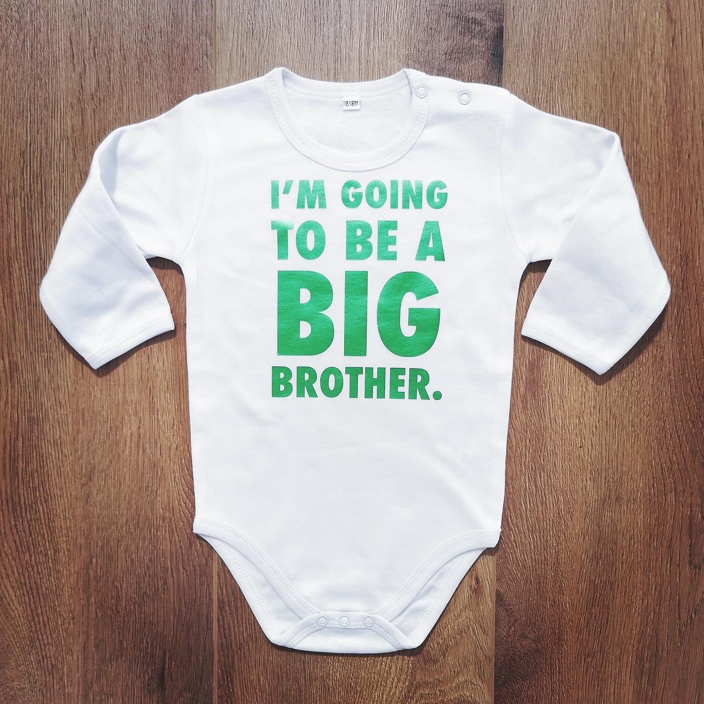 בגד לתינוק I'm going to be a big brother