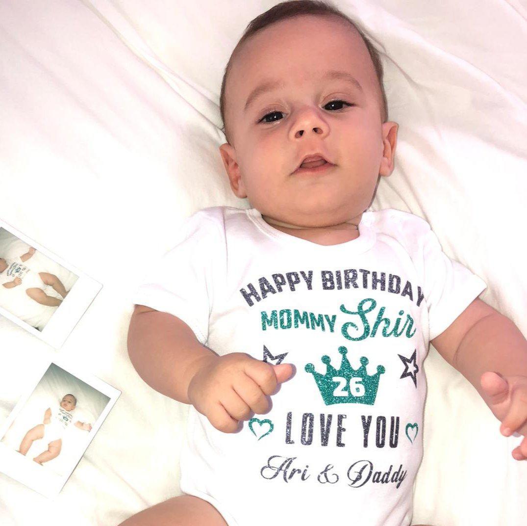 Happy Birthday Love You-בגד גוף לתינוק-סוואגי