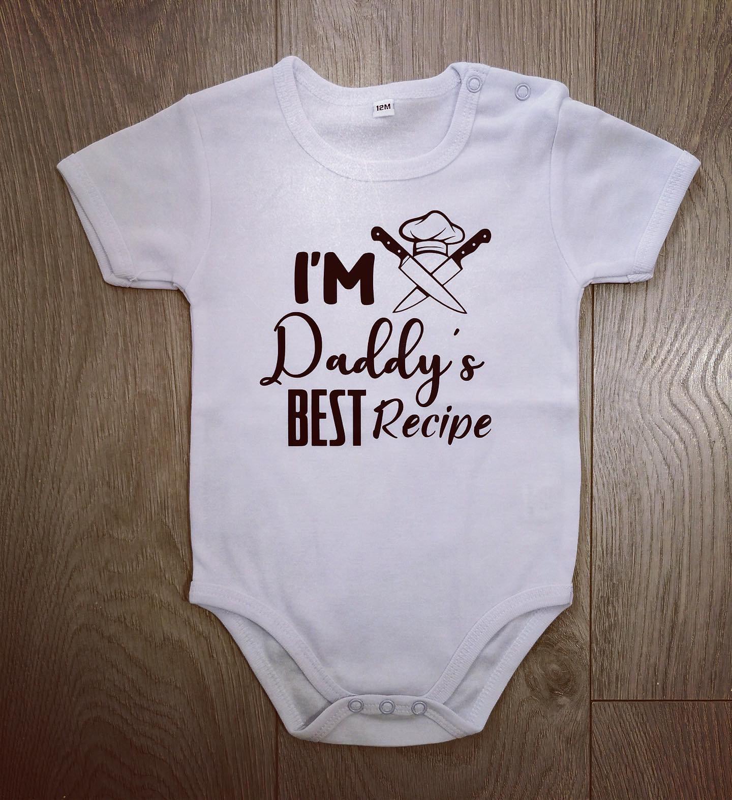 I'm daddy's best recipe-בגד גוף לתינוק-סוואגי