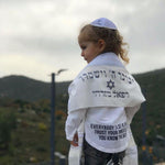 טלית 25 כסוף כהה מנצנץ